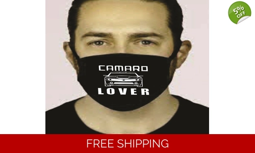 Camaro Lover Face Mask Cotton Washable Reusable Social Distancing the spread